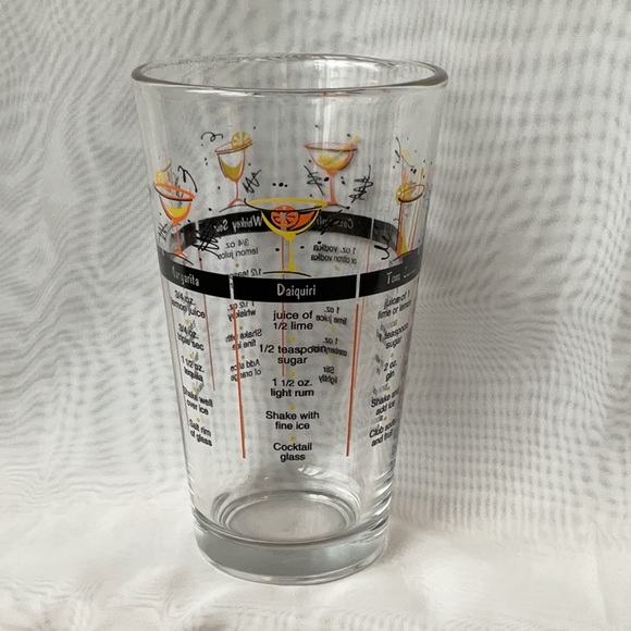 Libbey Bar Recipe Glass NWOT - Picture 4 of 8